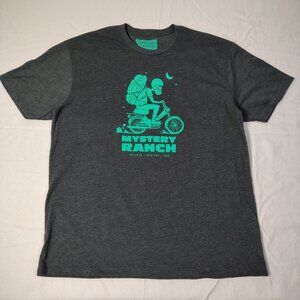 Mystery Ranch Bozeman Montana T-Shirt Size XL Grey Teal Outdoor Backpacks
